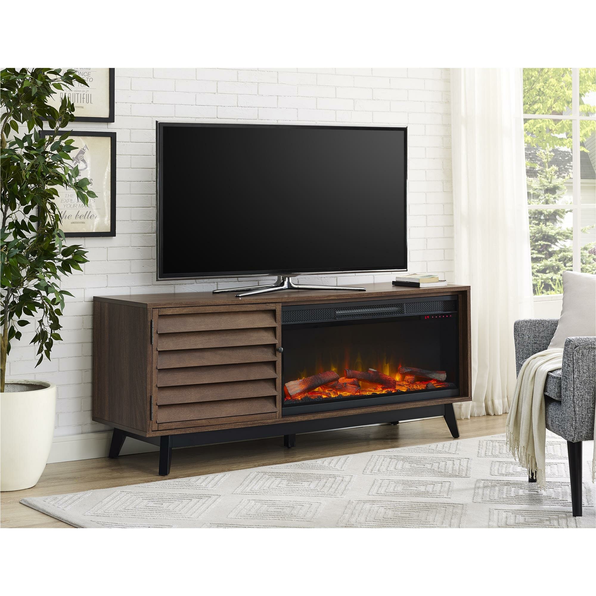 Dover Tv Stand For Tvs Up To 70 Inches With Fireplace Included