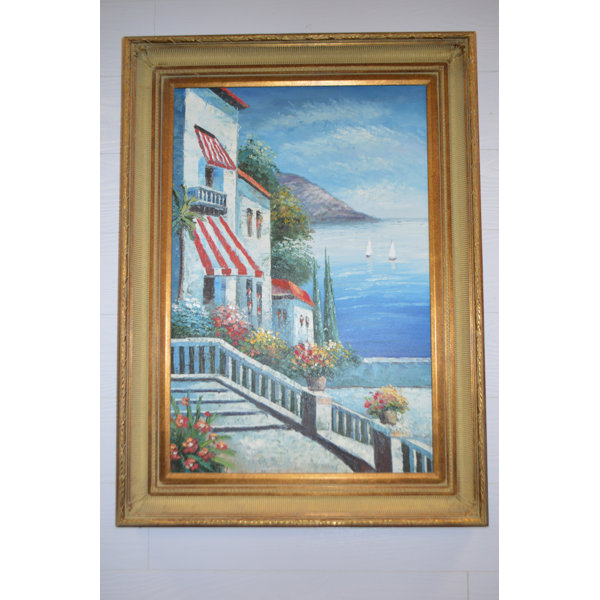 Longshore Tides Ocean View Painting Wall Decor Wayfair
