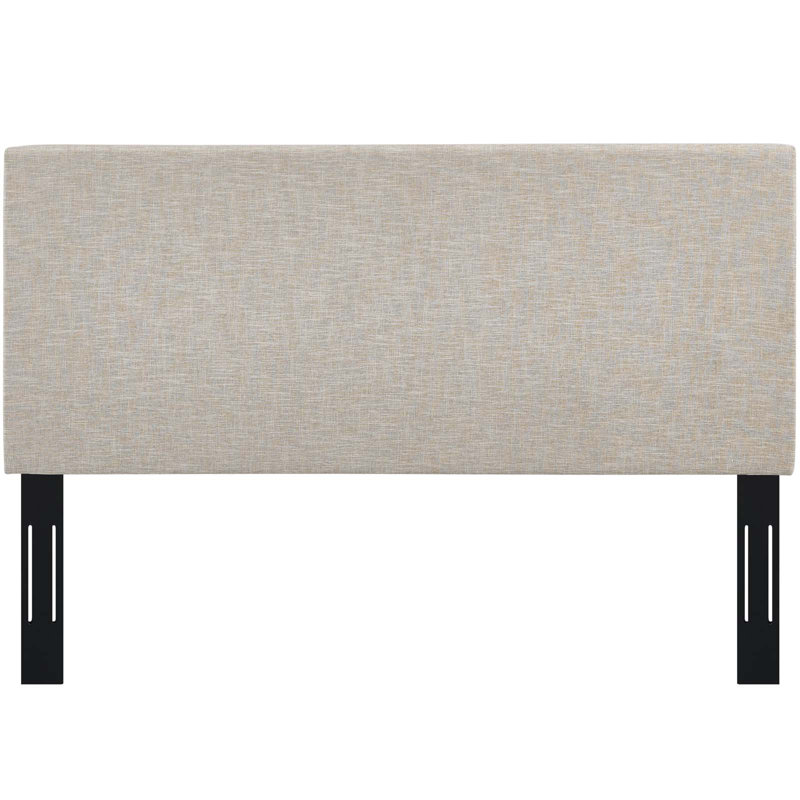 Modway Carson Carrington Stryn Upholstered Linen Fabric Headboard Size: King/California King, Color: Beige Polyester Blend