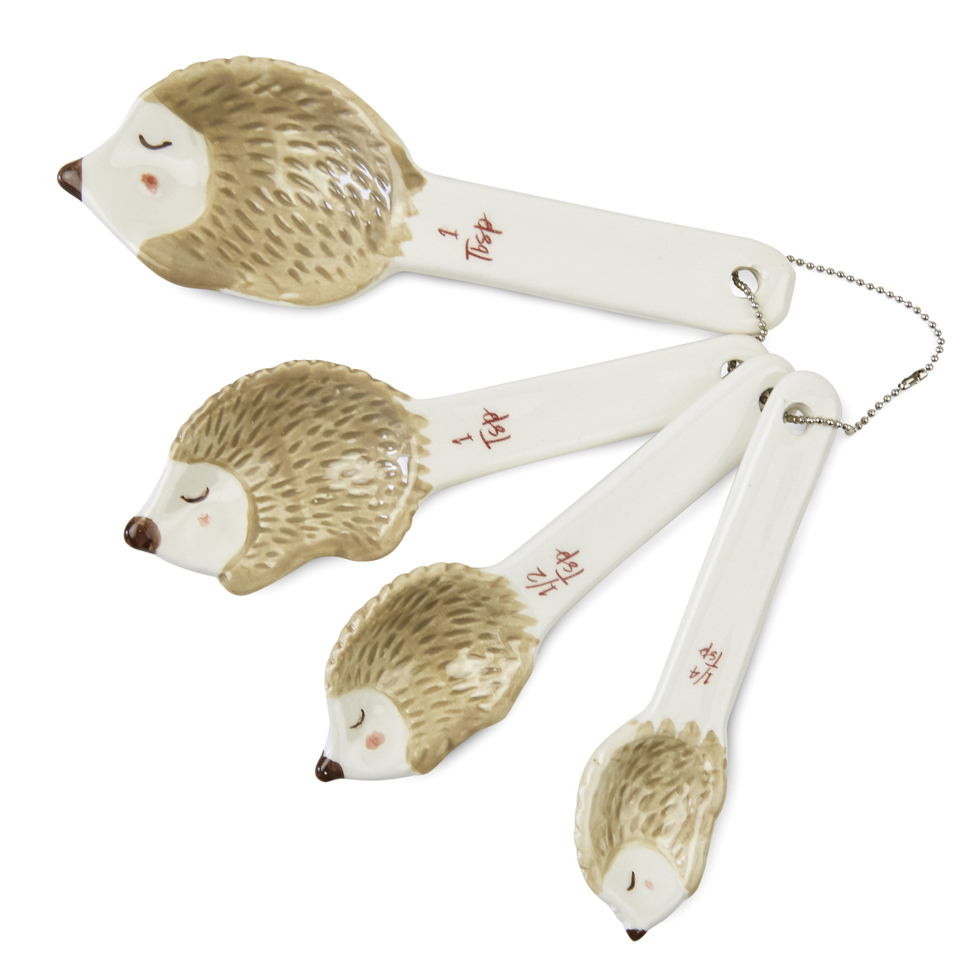 Tricoastal Design Hedgehog 4 Piece Measuring Spoons Set Wayfair