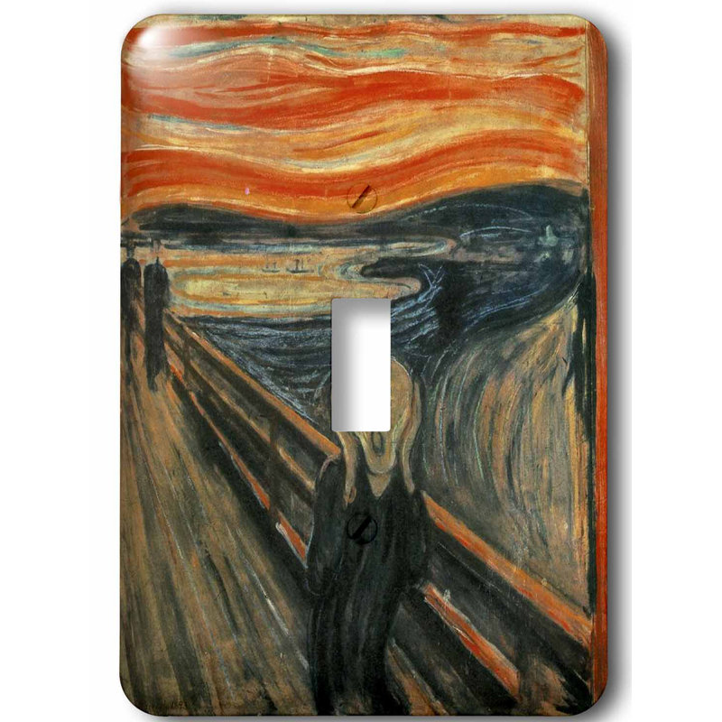 3drose Scream Painting 1 Gang Toggle Light Switch Wall Plate Wayfair