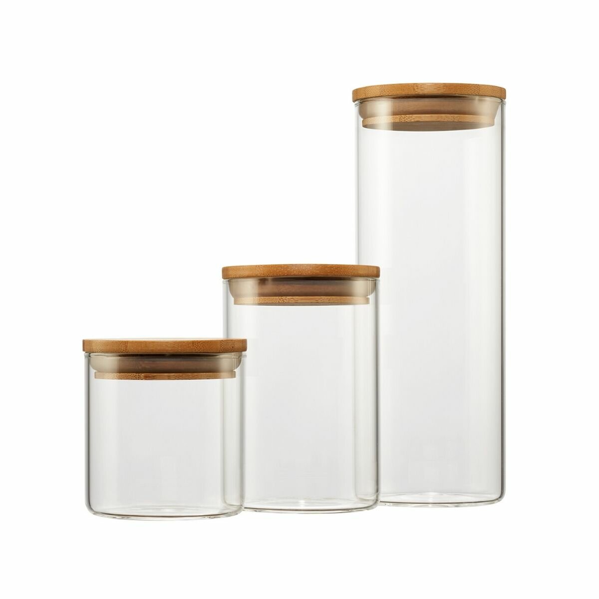 3 piece copper glass tea sugar coffee jars kitchen storage jar canisters set new