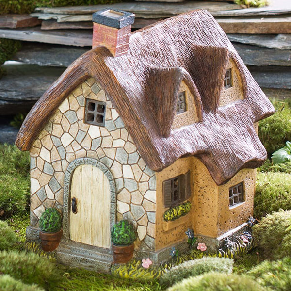 Miniature Dollhouse FAIRY GARDEN Accessories ~ Mini Resin Barrel Planter ~ NEW 