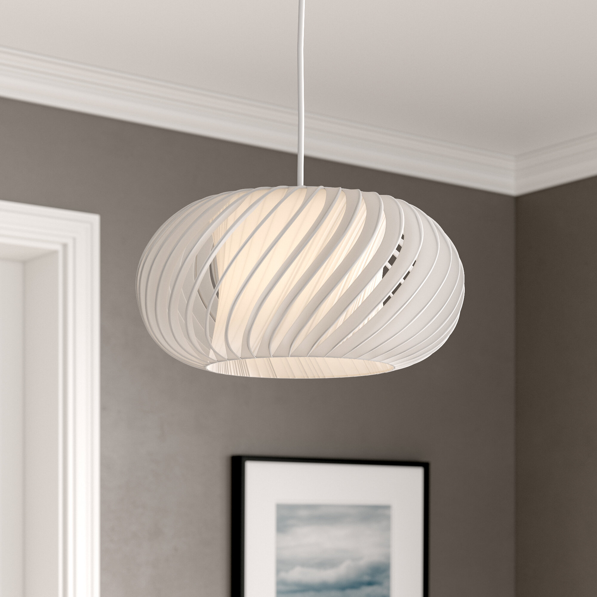 30cm Fabric Novelty Pendant Shade