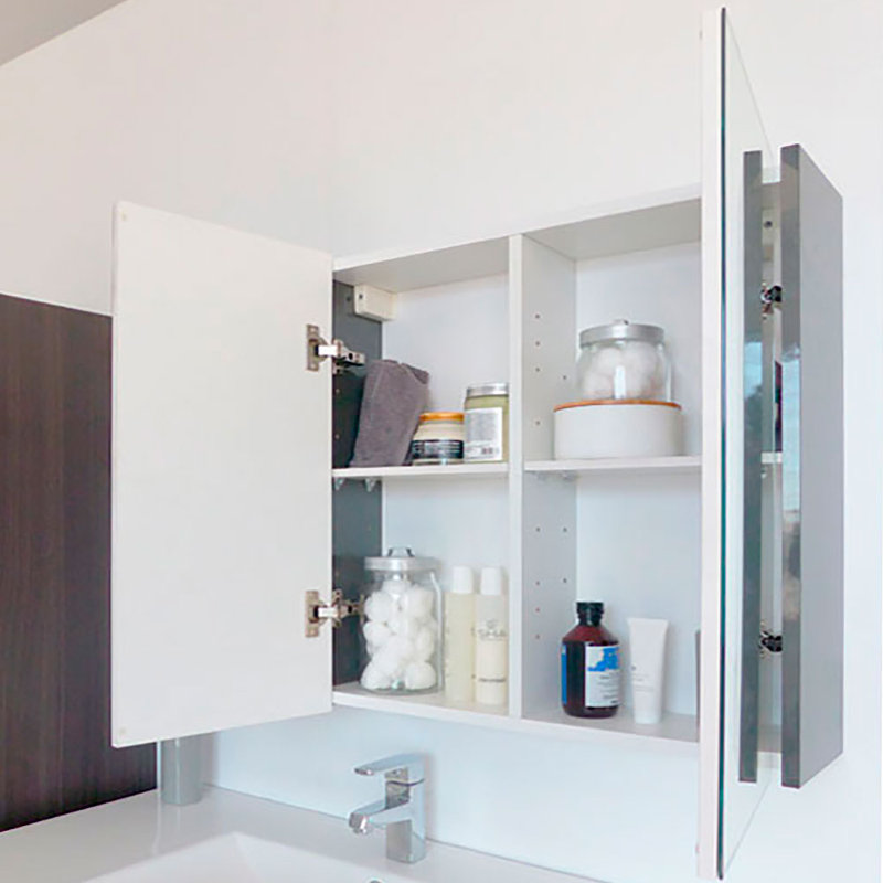 Wrought Studio Caelum Modern Bathroom Mirror 24 X Surface Mount Caelum Modern Bathroom Mirror 24 X Surface Mount Medicine Cabinet