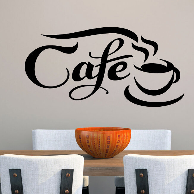 SweetumsWallDecals Cafe Wall Decal | Wayfair