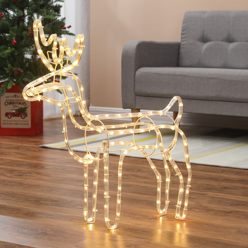 The Holiday Aisle Reindeer Indoor Outdoor Christmas Lighted