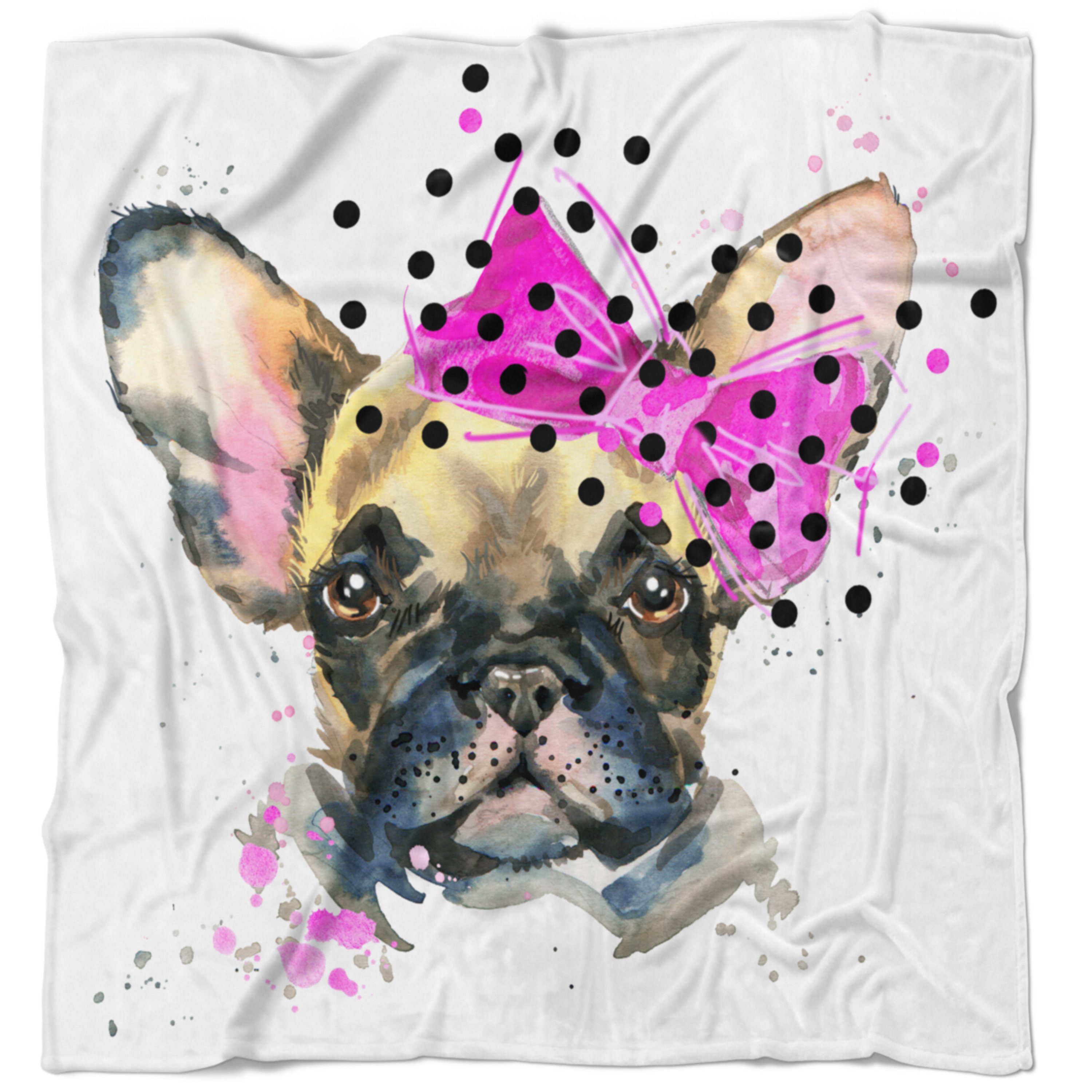 East Urban Home Animal Fashionable French Bulldog Blanket Wayfair