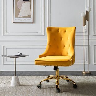 wayfair yellow office chair