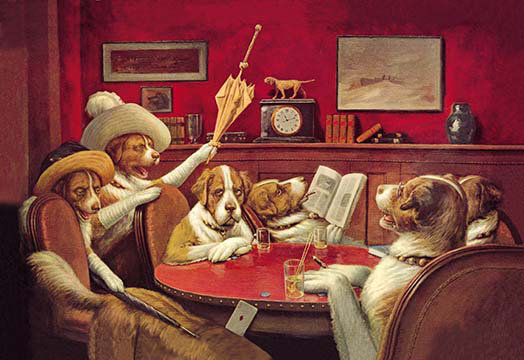 Buyenlarge Dog Poker This Game Is Over By C M Coolidge