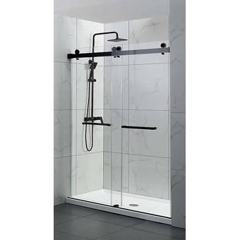 K 706013 L Nx Shp Abv Kohler Levity 59 63 X 82 Double Sliding Shower Door With Blade Handles With Cleancoat Technology Reviews Wayfair