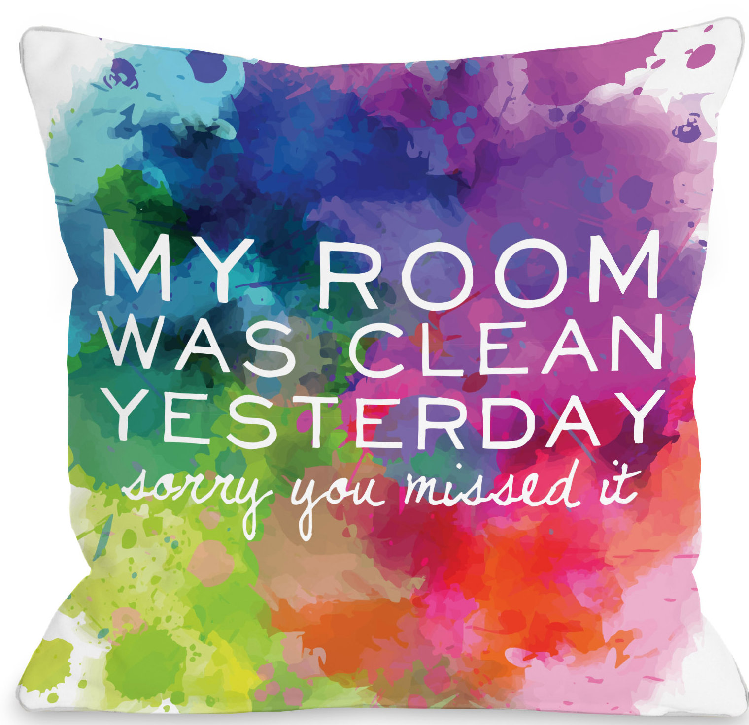 how to clean purple pillow