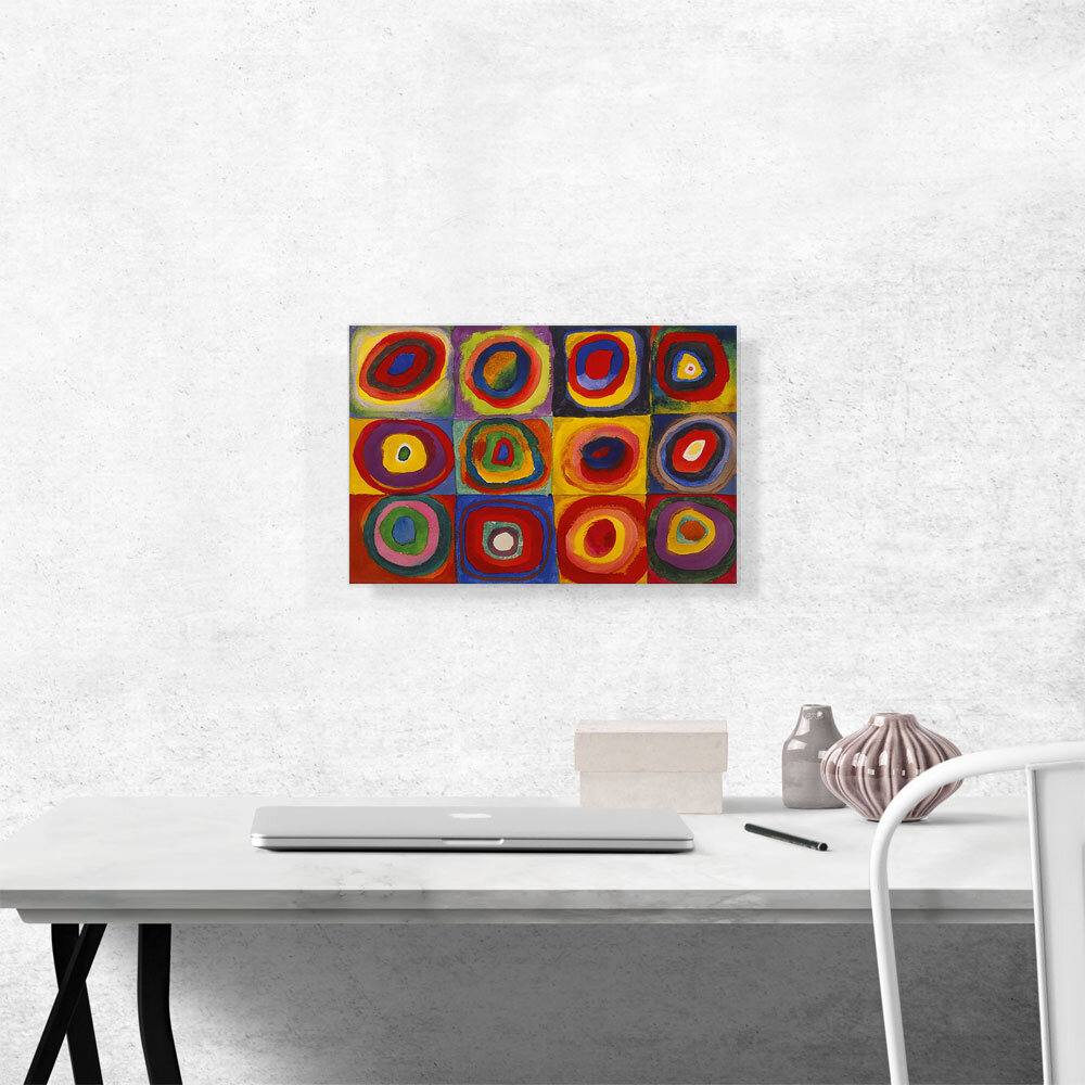 Artcanvas Color Study Squares With Concentric Circles 1913 By Wassily