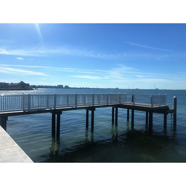 Vinylfencewholesaler Beaumont Straight Railing Reviews Wayfair