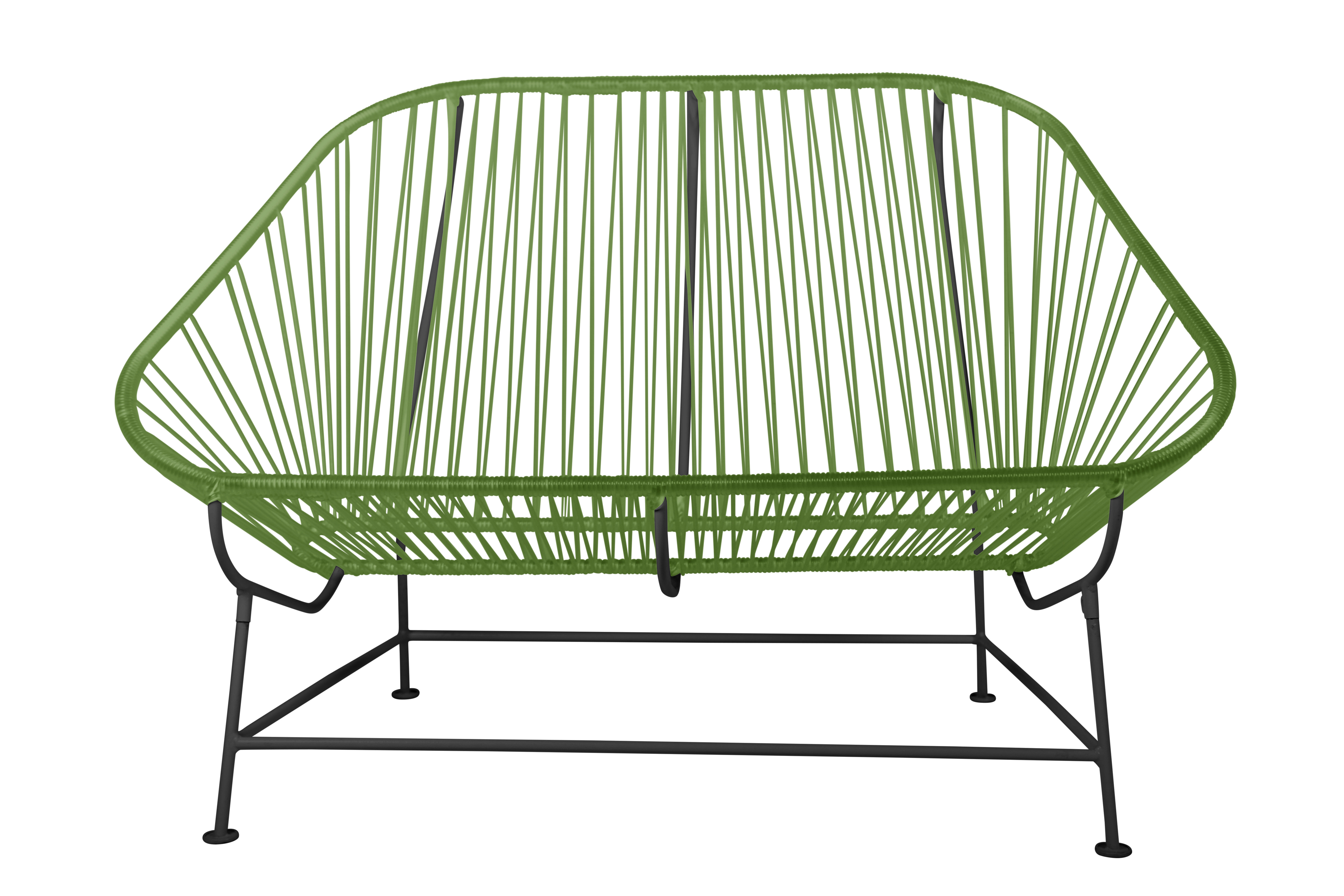 windsor metal stack loveseat bench