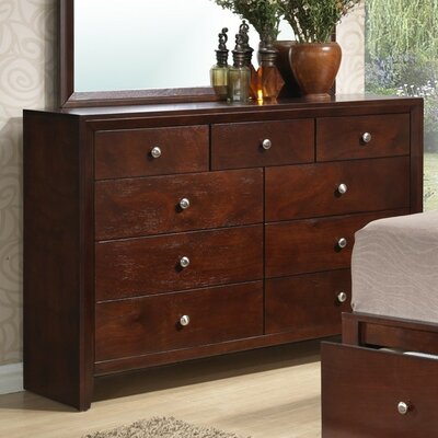 Seth 9 Drawer Dresser Charlton Home