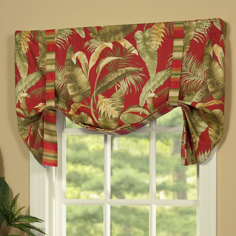 Captiva Tie Up 52" Curtain Valance