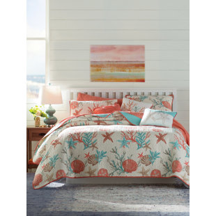 Nautical Bedding Sets You Ll Love Wayfair Keyport 6 Piece Quilted Coverlet Set