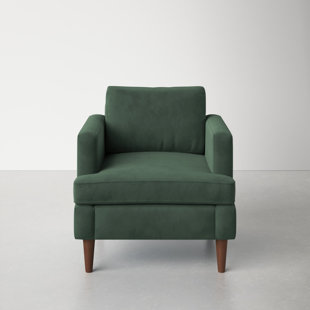 apple green armchair