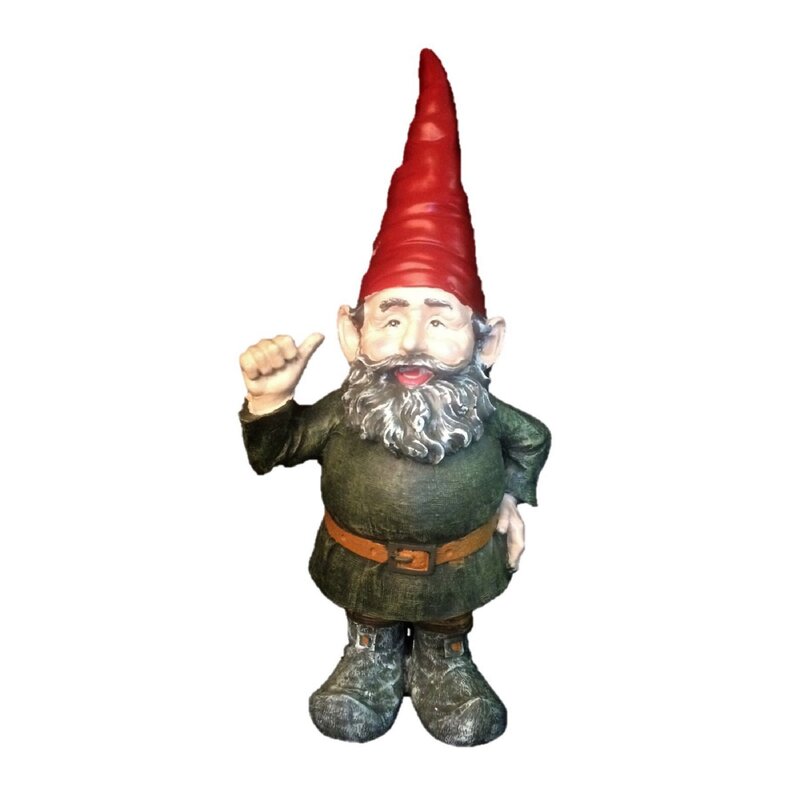 Gnomes of Toad Hollow Rumple the Garden Gnome Thumbs Up Statue | Wayfair.ca