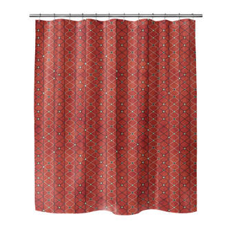 Bloomsbury Market Crestwood Geometric Single Shower Curtain Wayfair
