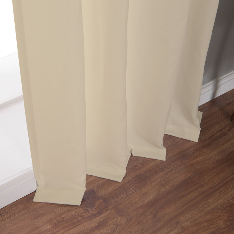 Laude Run Ese Tab Top Solid Color Blackout Outdoor Grommet Curtain Panels Wayfair Blackout Outdoor Grommet Curtain Panels