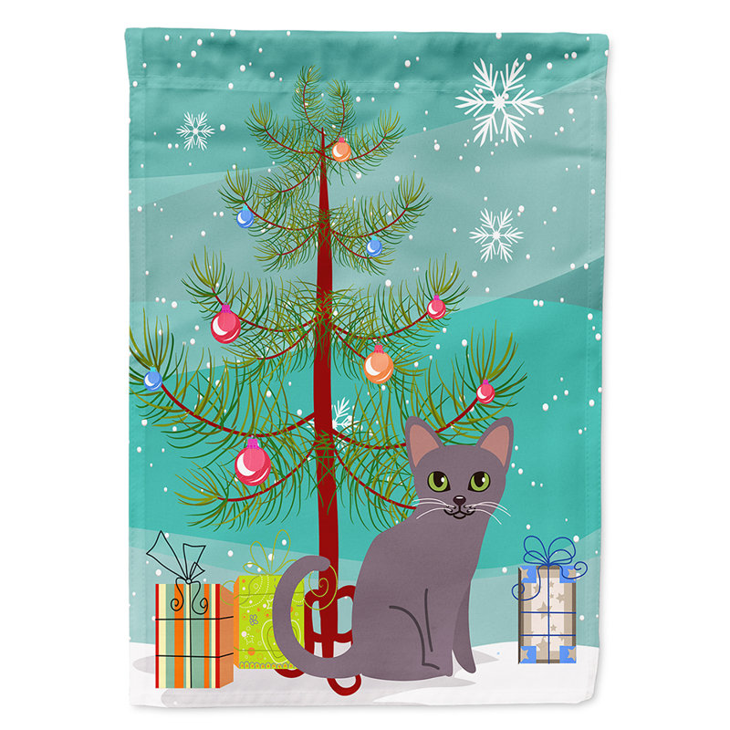 Caroline S Treasures Korat Cat Merry Christmas Tree 2 Sided