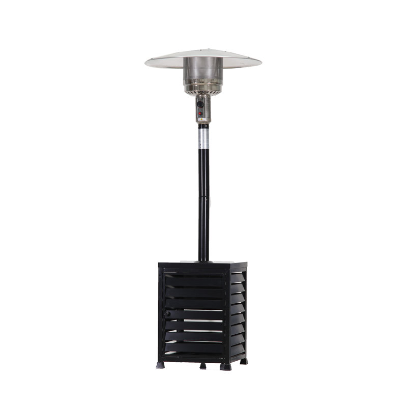 Breakwater Bay Mira Monte Square Gas 48 000 Btu Propane Patio Heater Wayfair
