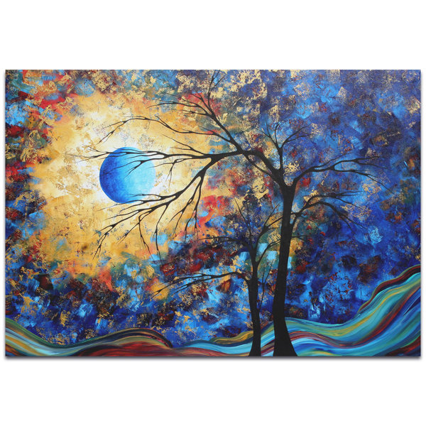 Metal Art Studio Eye Of The Universe By Megan Duncanson Satin Matte Painting Print On Metal Plaque Wayfair