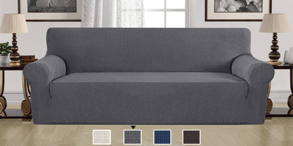 Stretch Box Cushion Sofa Slipcover