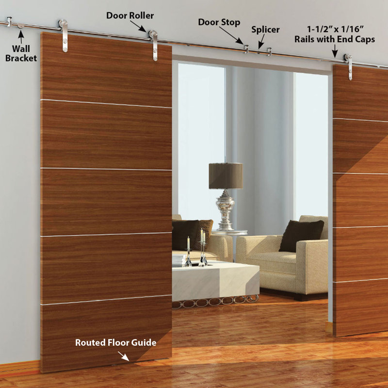 American Pro Decor Stainless Steel Decorative Sliding Standard
