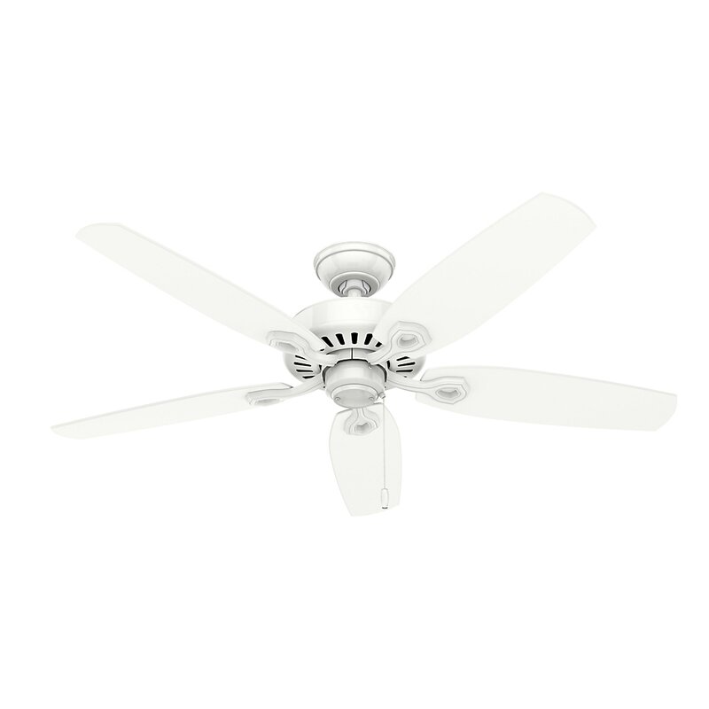 Hunter Fan 52 Builder Plus 5 Blade Ceiling Fan Light Kit Included