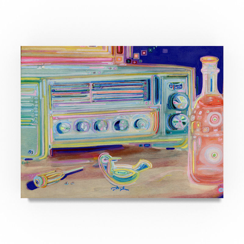 Trademark Art The Radio My Father Built Acrylic Painting Print