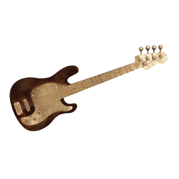Cole Grey Metal Guitar Wall Décor Wayfair Ca Metal Guitar Wall Décor