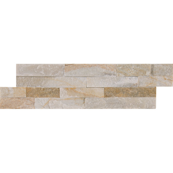 Msi Golden Honey Natural Stone Mosaic Tile In White Reviews Wayfair