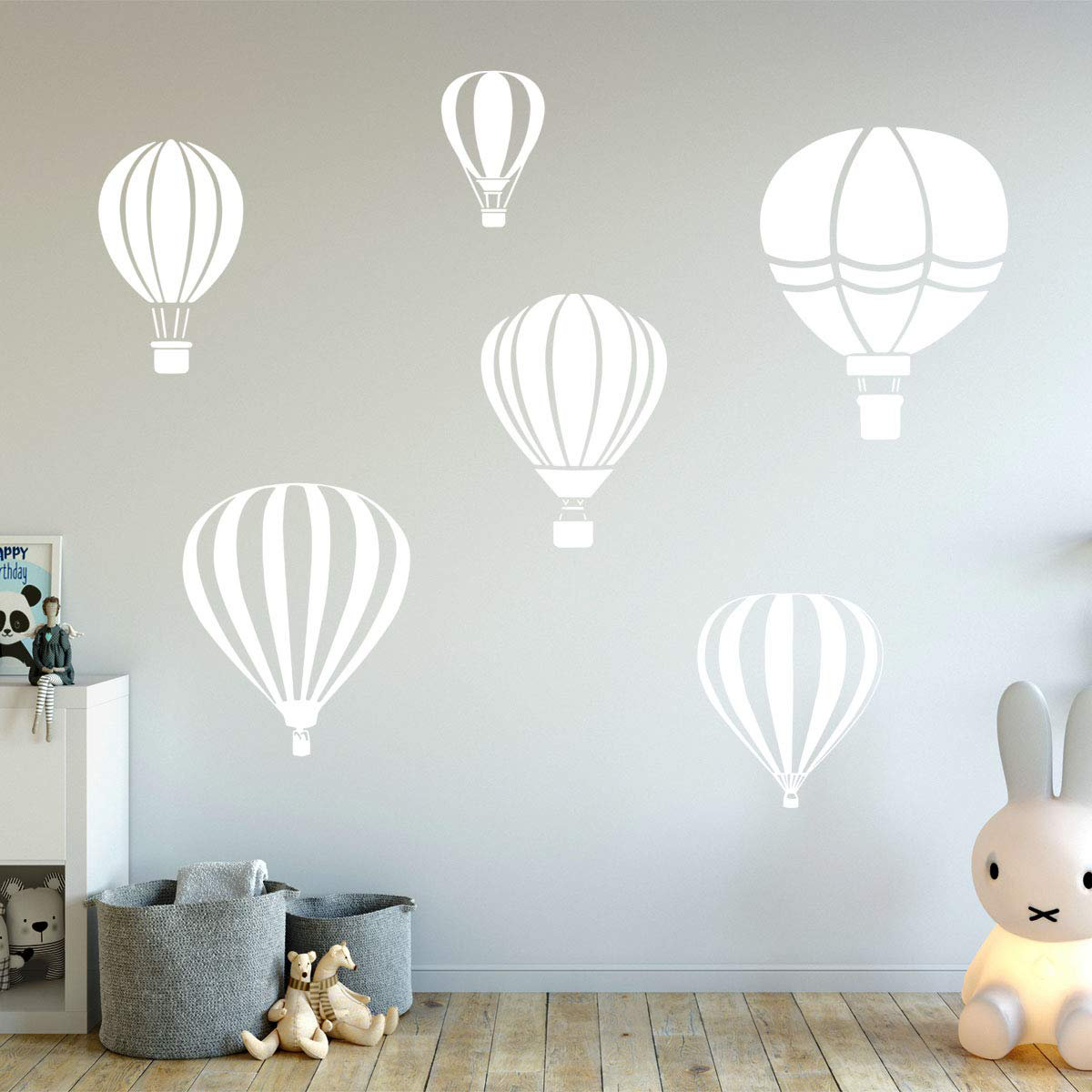 air balloon wall stickers