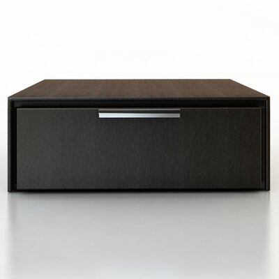 Cleethorpes 1 Drawer Nightstand Wade Logan Color Wenge