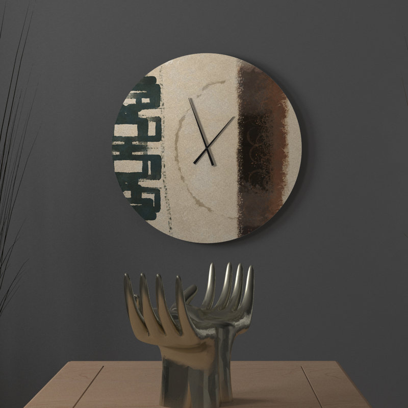 Latitude Run Streetwise Souped Up Abstract Metal Wall Clock Wayfair