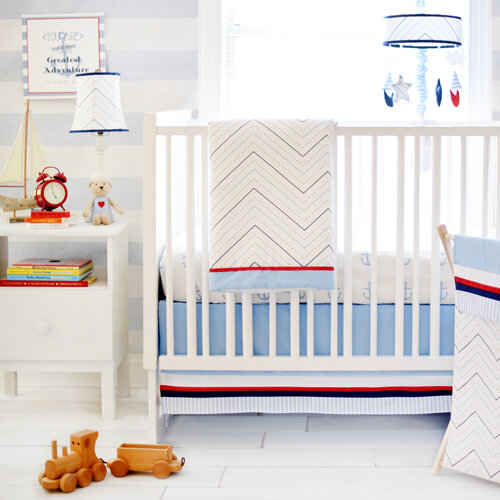 My Baby Sam First Mate 3 Piece Crib Bedding Set Reviews Wayfair