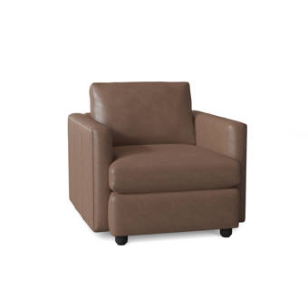 baskin fabric chair and ottoman
