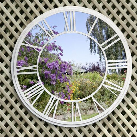 SunTime Outdoor Living Round Garden Roman Numeral Mirror ... SunTime Outdoor Living Round Garden Roman Numeral Mirror ... on Suntime Outdoor Living id=77507