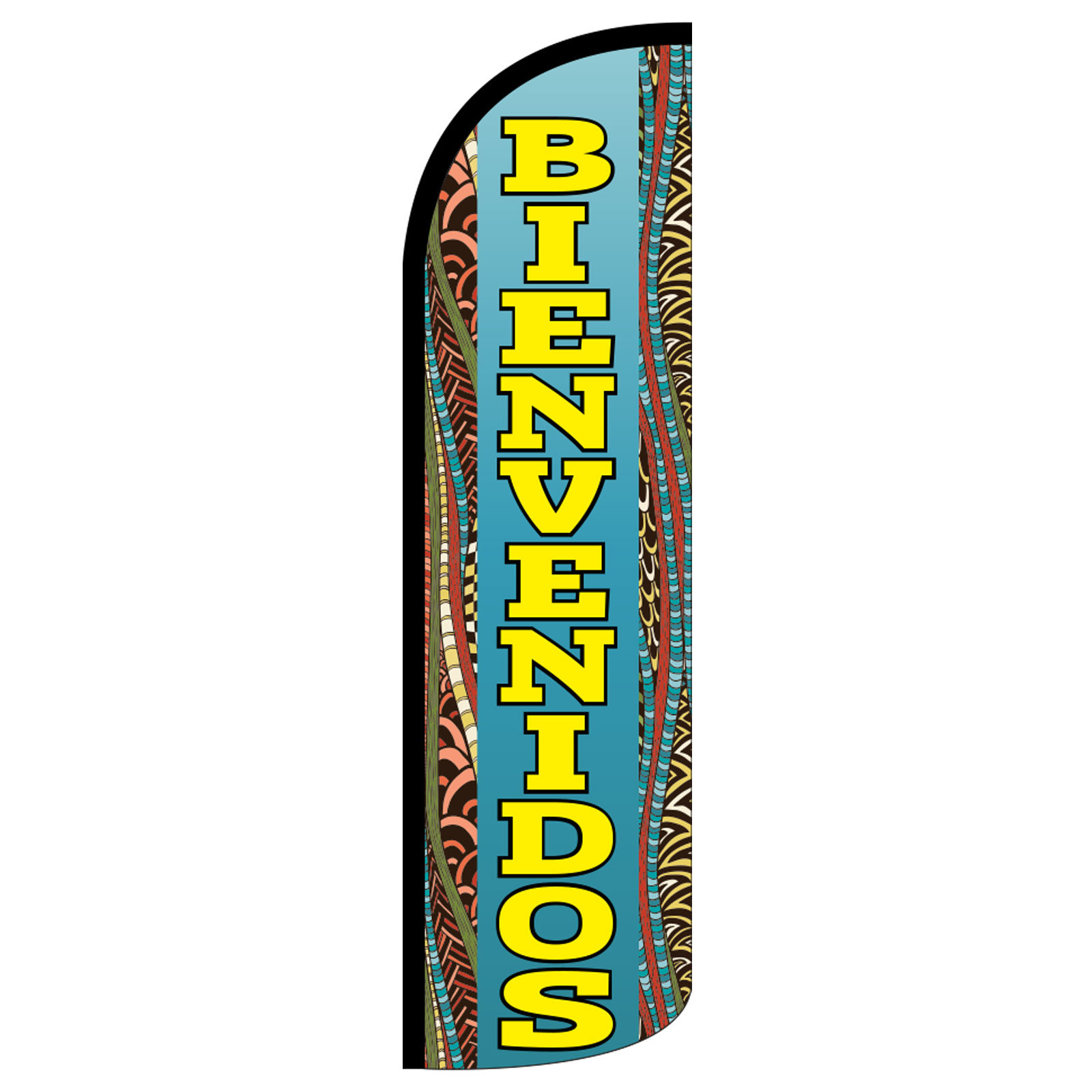 Neoplex Bienvenidos Welcome Deluxe Polyester 138 X 38 In Feather Banner Wayfair