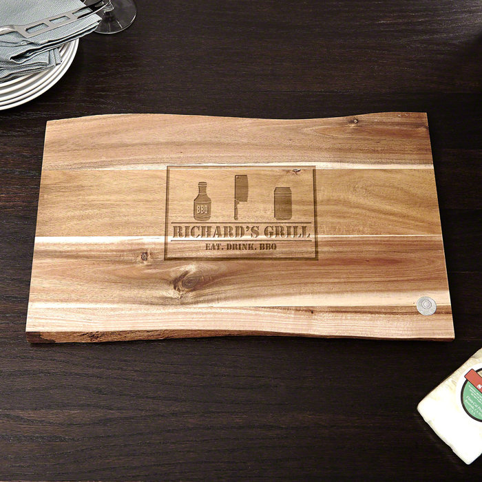 Home Wet Bar Acacia Wood Bbq Beer Personalized Meat Cutting