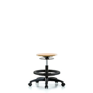 Joana Height Adjustable Lab Stool by Symple Stuff