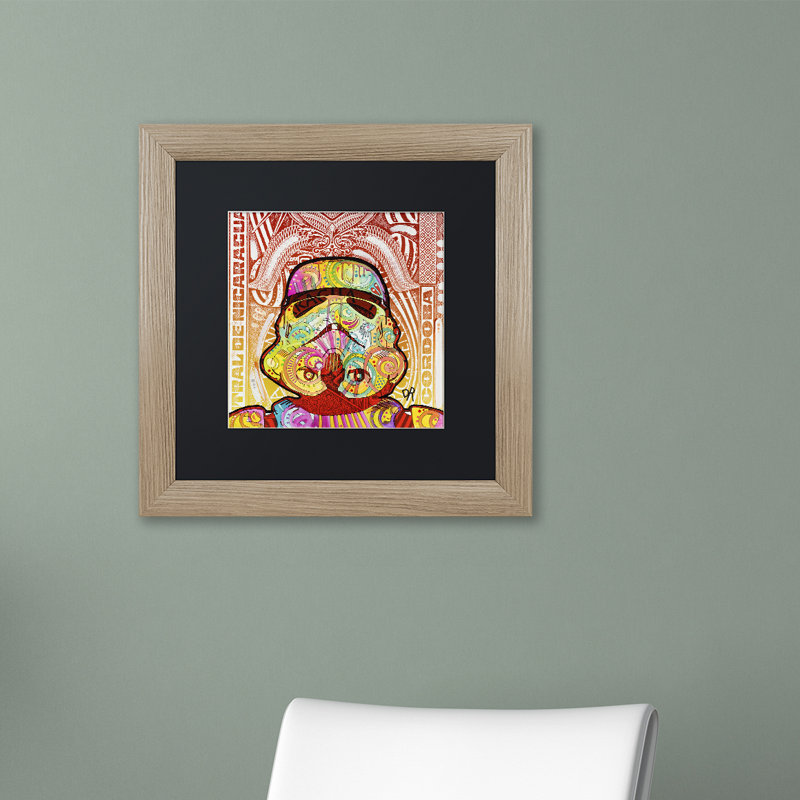 Trademark Art Stormtrooper Ii Framed Graphic Art On Canvas Wayfair