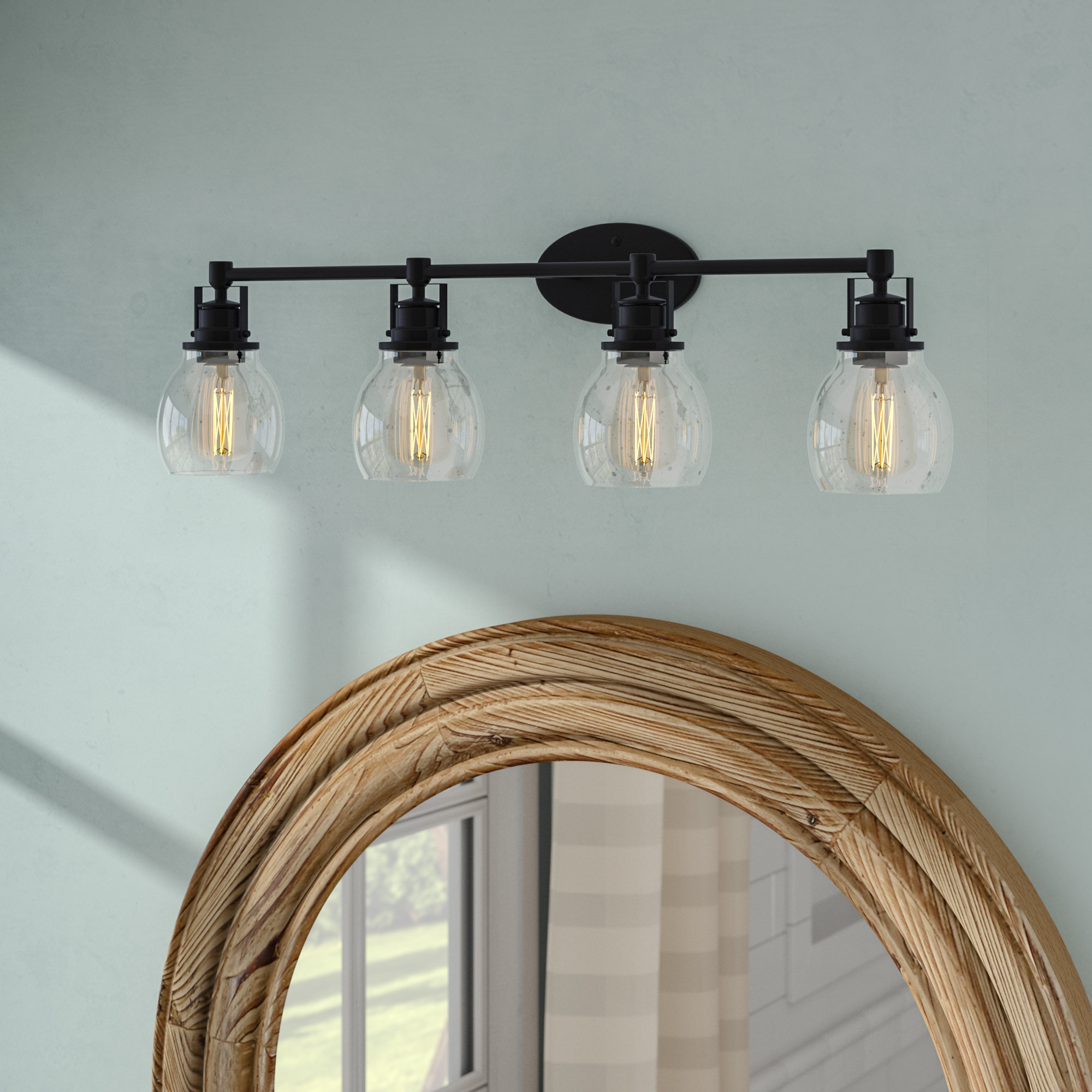 Breakwater Bay Wilhelm 4 Light Vanity Light Reviews Wayfair