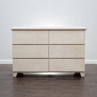 Go to store & view more images Flat Shaker 6 Drawer Double Dresser by Gothic Furniture