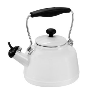 Chantal 1 7 Qt Vintage Stainless Steel Whistling Stovetop Kettle