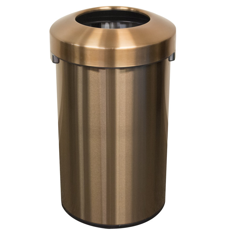 Witt Decorative Receptacle Stainless Steel 24 Gallon Trash Can Reviews Wayfair Shop for trash cans in home. decorative receptacle stainless steel 24 gallon trash can