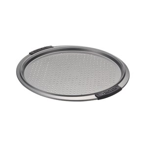 Round Pizza Pan Oven Plate Tray Dish Carbon Steel Non-stick Bakeware 8/10/12Inch 